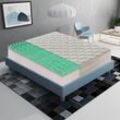 Memory Foam-Matratze - 25 cm hoch - 5 cm Memory Foam - 11 Komfortzonen - 200x200