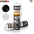 Aquarium Silikon 1-48 x 300ml Transparent Schwarz Glassilikon Aquarium Kleber Farbe: Schwarz Menge: 1 Stück Artikel: Aquarium Silikon 300ml