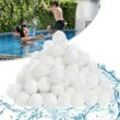 Filterbaelle Pool 1400g - Filter Balls Sandfilter ersetzen 50 kg Filtersand - Uisebrt