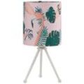 Onli - flamingo Stativ-Tischlampe mit rundem Schirm, Pink