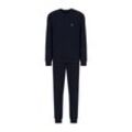 Emporio Armani Pyjama Pyjama Pyjama Schlafanzug Longsleeve Trouser (1 tlg), blau