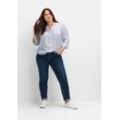 Schmale Jeans in Curvy-Schnitt VERENA, dark blue Denim, Gr.46