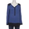 edc by Esprit Damen Bluse, blau, Gr. 38