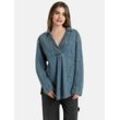 Free People Pullover Damen Baumwolle, blau