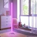 Kinderzimmer Stehleuchte dimmbar Stehlampe mit Fernbedienung Kinderleuchte Farbwechsel stehend, 12 Einstellungen, rgb led 6 Watt bunt, h 121 cm