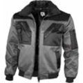 Qualitex Pilotjacke mit Teddyfutter 1000 Gr. 3XL grau/schwarz