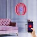 Smart Home Decken Hänge Lampe pink Alexa Google App Kinder Leuchte im Set inkl. rgb led Leuchtmittel