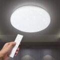 24W led Deckenleuchte mit Sternenhimmel-Effekt und Dimmbarkeit für moderne Deckenstrahler mit Fernbedienung - Swanew