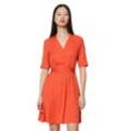 Sommerkleid MARC O'POLO "aus Viskose-Satin" Gr. 32, Normalgrößen, orange Damen Kleider Freizeitkleider