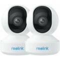 5MP 2,4/5 GHz wlan ptz Überwachungskamera, Auto-Tracking, 3X Optischem Zoom, Baby Monitor mit Mensch/Haustiererkennung, E1 Zoom, 2 Pack - Reolink