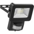 LED-Fluter mit Bewegungsmelder, 10W, 850lm, 4000K, schwarz - Goobay