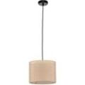 Lindby Hängeleuchte Soula, Ø 26 cm, beige, Kunststoff, E27