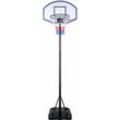 Angel Sports - Höhenverstellbarer Basketballkorb mit Ständer 190-260 cm Basketballständer für Kinder & Erwachsene Höhenverstellbar & Freistehend