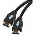 Emos - High Speed hdmi 1.4 Kabel mit Ethernet eco, full hd, 4K Ultra hd, 3D, arc, A-Stecker auf A-Stecker 1,5 m schwarz, SL0101