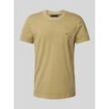 Slim Fit T-Shirt mit Logo-Stitching Modell 'GARMENT'