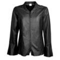 Bikerjacke JCC "31019218", Damen, Gr. 44, schwarz, Oberstoff: 100% Lammleder / Futter: 100% Polyester, Jacken