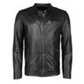 Bikerjacke JCC "MM21-1-02" Gr. L, schwarz Herren Jacken