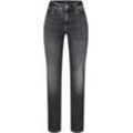 5-Pocket-Jeans MAC Gr. 36, Länge 30, grau (basic grey stone) Damen Jeans