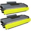 2 Ampertec Toner kompatibel mit Brother TN-3280 Doppelpack schwarz