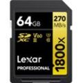 Lexar Professional SDXC Gold 64GB 1800x UHS-II V60