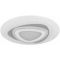 Led Deckenleuchte Fernbedienung Deckenlampe dimmbar Tageslichtleuchte Decke, cct, Metall weiß, 46W 3200lm 3000-6000K, DxH 50x6 cm