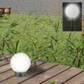 Led Solar Kugelleuchte 3 in 1 Kugellampe Leuchtkugel Gartenkugel Gartenleuchte