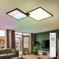 Wohnzimmer Deckenleuchte led Dimmbar Fernbedienung rgb Farbwechsler drehbar