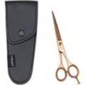 Blumfeldt - pa Brands Haarschere, Friseurschere Profi, Scharfe Haarschneideschere, Haarschere Set mit Etui, Frisur Scheren für Pony, Spitzen, Bart,