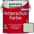 Wetterschutzfarbe 2,5L Silbergrau Holzfarbe UV-Schutz Wetterschutz - Primaster