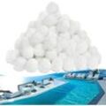 Filterbaelle Pool 700g - Filter Balls Sandfilter ersetzen 25 kg Filtersand - Uisebrt