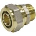 Pipetec Schraubfitting Übergang Kupplung 26x3 mm 1 Zoll AG Verbundrohr