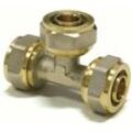 Pipetec Deutschland - Pipetec Klemmring Schraubfitting T-Stück 20x16x20 mm Mehrschichtverbundrohr