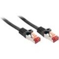 Unbekannt - lindy 47377 RJ45 Netzwerkkabel, Patchkabel cat 6 s/ftp 7.50 m Schwarz 1 St.