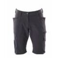 Mascot - accelerate Handwerkershorts Shorts, Damenpassform, Pearl, Stretch Gr. 34 schwarzblau