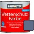 Primaster Wetterschutzfarbe 2,5L Taubenblau Holzfarbe UV-Schutz Wetterschutz