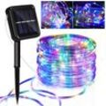 TolleTour Solar Lichterketten Lichtschlauch 8 Modi Lichter fuer Party Garden Home Festival Decoratio.Bunt.22m 200 led