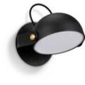 Paco Home LED Lampe Pendellampe Esstisch Wandleuchte Tischleuchte Deko Wohnzimmer Rund Wandleuchte, Schwarz