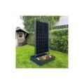 Solarblumenkübel Sichtschutz 370Wp Bifazial PV-Modul Solar Garten 19% - Feueranker ®