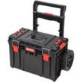 Qbrick - System prime Cart Trolley stapelbar 590 x 425 x 660 mm 37 l IP66 100 kg belastbar mit Doppelteleskopstiel aus Aluminium