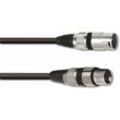 XLR-Kabel 3-polig, 1,5 m, schwarz - Omnitronic