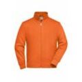 James&nicholson - Sweatjacke JN836 Gr. m orange