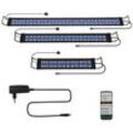 Hengda - led Aquarium Lampe Tank Leuchte Dimmbar Beleuchtung mit Fernbedienung.30w.90-120CM