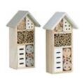 Insektenhotel Insektenhaus 2er Set 26x13x8,5 cm Nistkasten Brutkasten Bienen