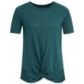 Damen Yoga-T-Shirt mit Knotendetail