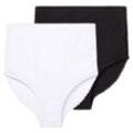 2 Damen Umstands-Slips mit Spitze