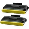 2 Alternativ Toner XL ersetzt Brother TN-3170 Doppelpack schwarz