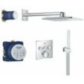 Grohe Grohtherm SmartControl Duschsystem Unterputz mit Rainshower SmartActive 310 Cube chrom 34804000