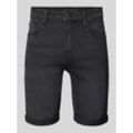 Regular Fit Jeansshorts im 5-Pocket-Design Modell 'PLY LIFE'