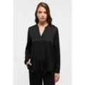 Longbluse ETERNA "LOOSE FIT" Gr. 34, schwarz Damen Blusen