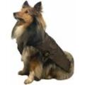 Fashion Dog - Hunde-Regenmantel mit Fleecefutter - Braun - 27 cm